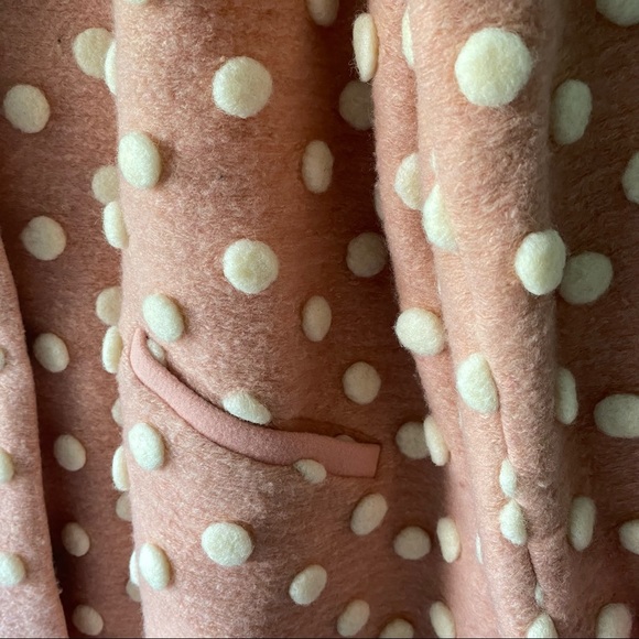 ModCloth Polka Dot wool coat, 3D dots - Picture 2 of 5
